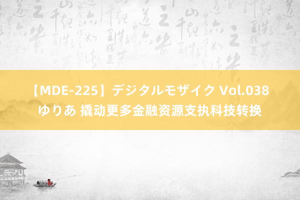 【MDE-225】デジタルモザイク Vol.038 ゆりあ 撬动更多金融资源支执科技转换