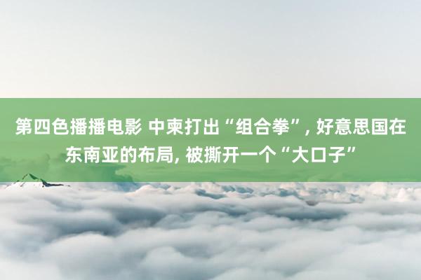第四色播播电影 中柬打出“组合拳”， 好意思国在东南亚的布局， 被撕开一个“大口子”